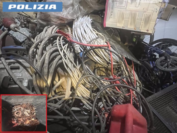 - OPERAZIONE “ORO ROSSO”, CONTROLLI STRAORDINARI DELLA POLIZIA DI STATO PER CONTRASTARE I FURTI DI RAME DENUNCIATE 3 PERSONE