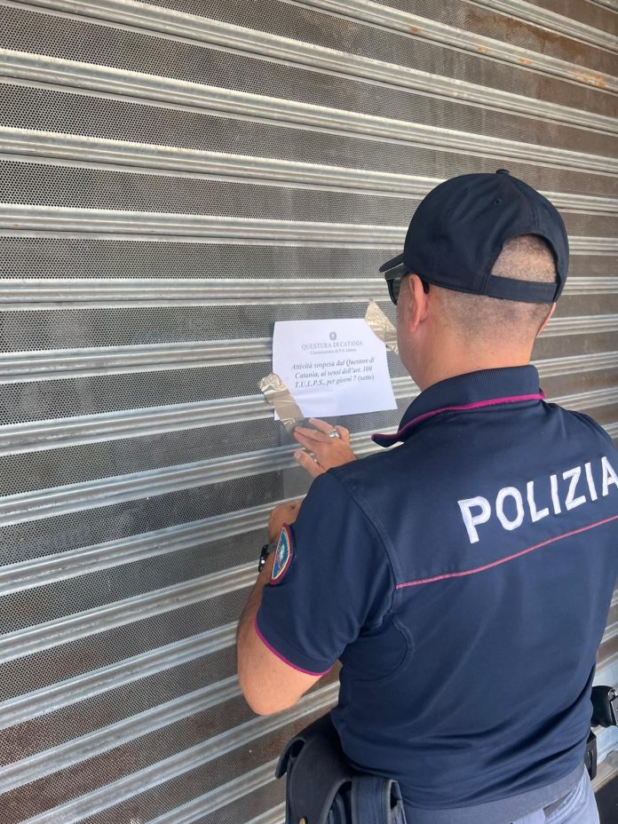 - SOSPESA DALLA POLIZIA DI STATO PER SETTE GIORNI L’ATTIVITA’ DI UN CENTRO SCOMMESSE A LIBRINO